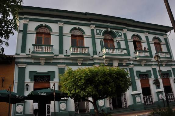O mais belo prédio da Calle La Calzada, em Granada, na Nicarágua
